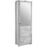 GARDEROBENSCHRANK 66/203/40 cm - Eichefarben/Silberfarben, KONVENTIONELL, Holz/Metall (66/203/40cm) - Landscape GARDEROBENSCHRANK 66/203/40 cm - Eichefarben/Silberfarben, KONVENTIONELL, Holz/Metall (66/203/40cm) - Landscape