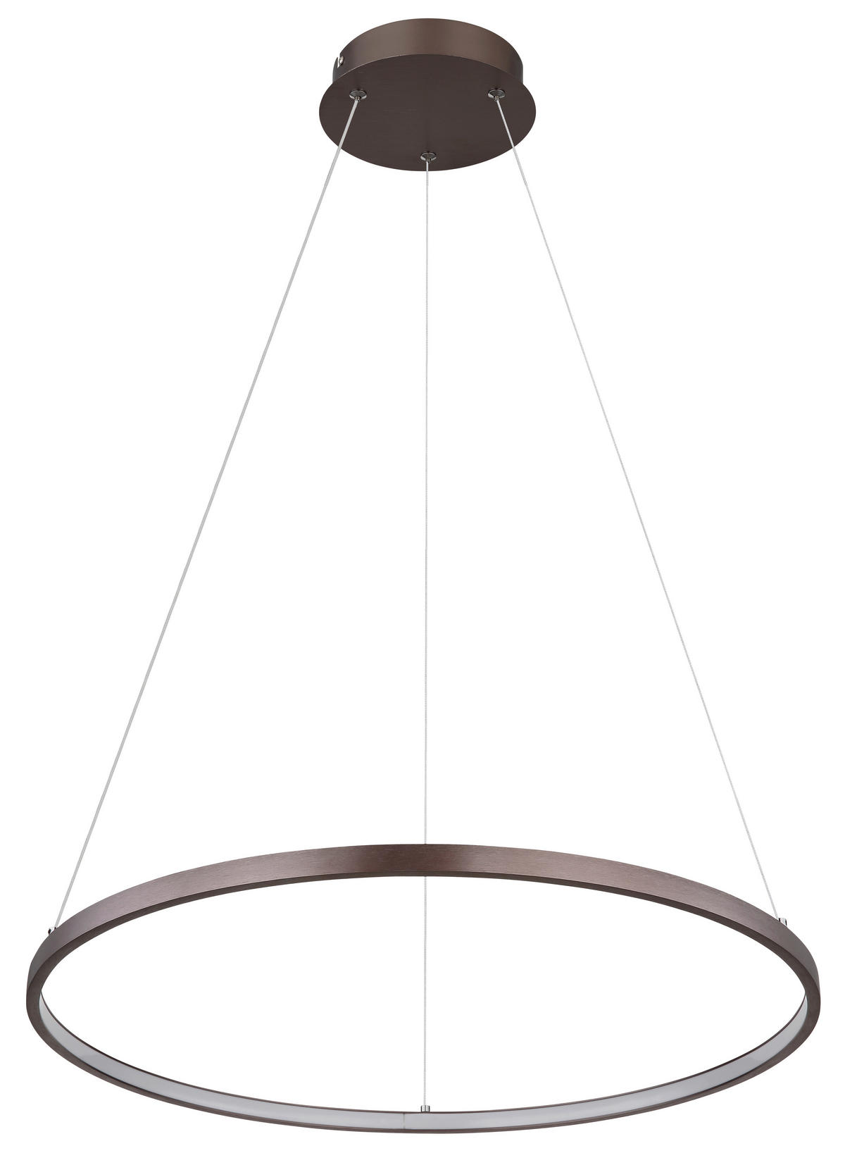 VISEČA LED-SVETILKA   //3000 K/230 V/ - opal/rjava, Design, kovina/umetna masa (60,5/120cm) - Globo