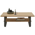 COUCHTISCH in Holz, Metall 120/70/42,6 cm  - Wildeiche/Schwarz, Natur, Holz/Metall (120/70/42,6cm) - Valnatura