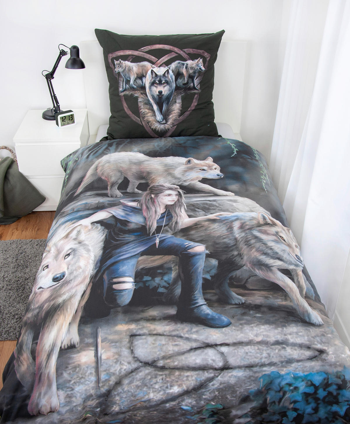 JUGENDBETTWÄSCHE Anne Stokes Renforcé 135/200 cm  - Multicolor, Trend, Textil (135/200cm) - Herding