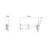 TV-WANDHALTER 70 Zoll - Schwarz, KONVENTIONELL, Metall (46/54,5cm)