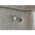 WOHNLANDSCHAFT  in Chenille Blau  - Blau/Alufarben, Design, Textil/Metall (170/333/265cm) - Dieter Knoll