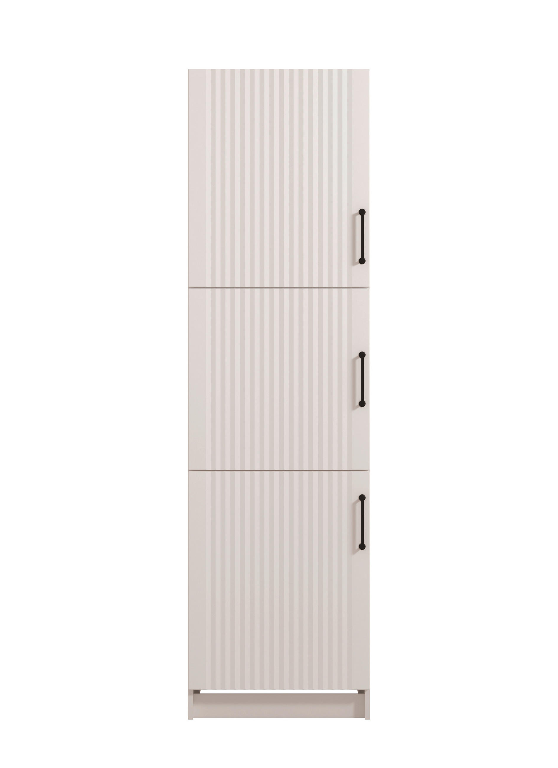 EDÉNYTÁROLÓ SZEKRÉNY - ezüsttölgy, Basics, faalapú anyag (60/217/58cm) - Carryhome