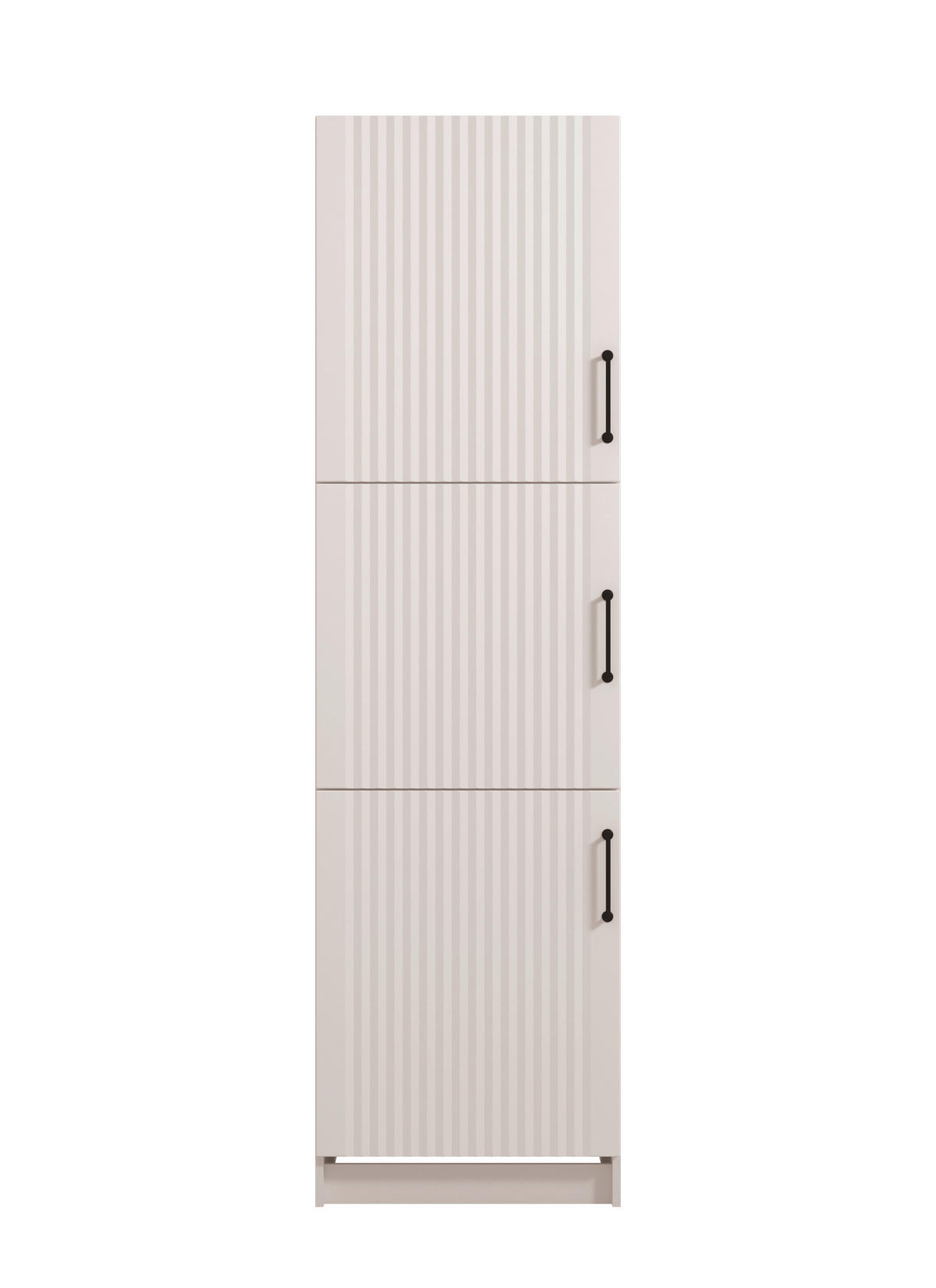EDÉNYTÁROLÓ SZEKRÉNY - ezüsttölgy, Basics, faalapú anyag (60/217/58cm) - Carryhome