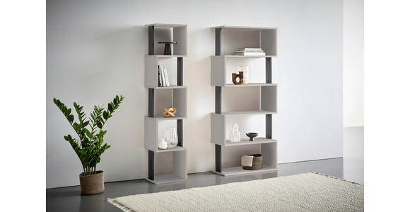 REGAL  70/161/30 cm Anthrazit, Kaschmir  - Kaschmir/Anthrazit, Basics, Holzwerkstoff (70/161/30cm) - Xora