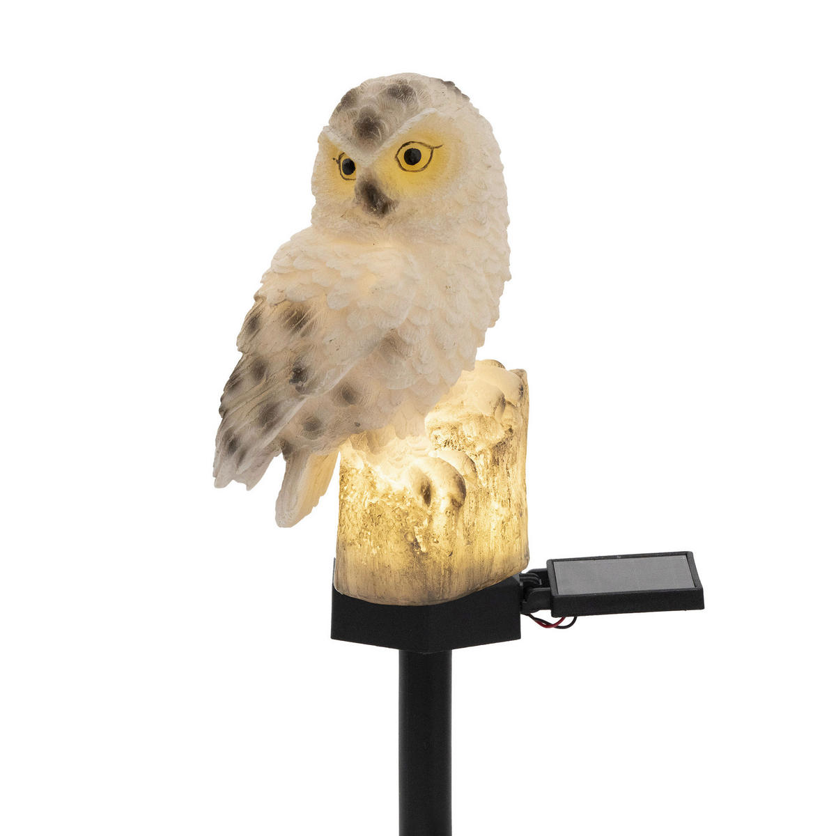 LED DÍSZLÁMPA - natúr, Basics, műanyag/fém (7/6/9cm)