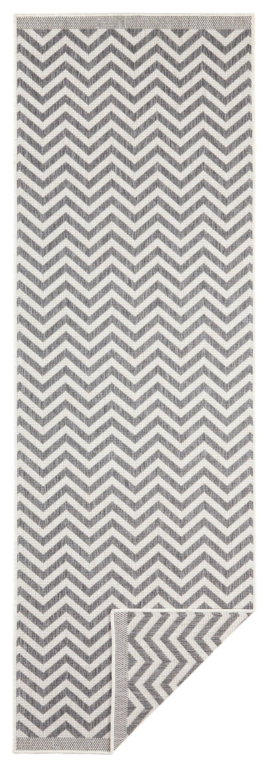 Hanse Home Läufer Twin Supreme Creme, Grau 80x250 cm
