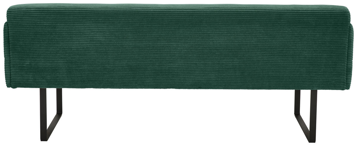 SITZBANK 217/85/69 cm Cord Grün Metall  - Schwarz/Grün, Design, Textil/Metall (217/85/69cm) - Musterring