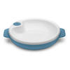 WARMHALTETELLER  - Blau/Weiss, Basics, Kunststoff (0,17/0,06/0,17cm)