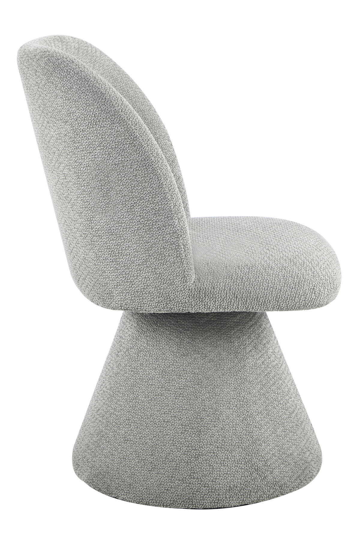 STUHL-SET 2 Stück  in Stahl Webstoff  - Grau, MODERN, Textil/Metall (54/84/61cm) - MID.YOU