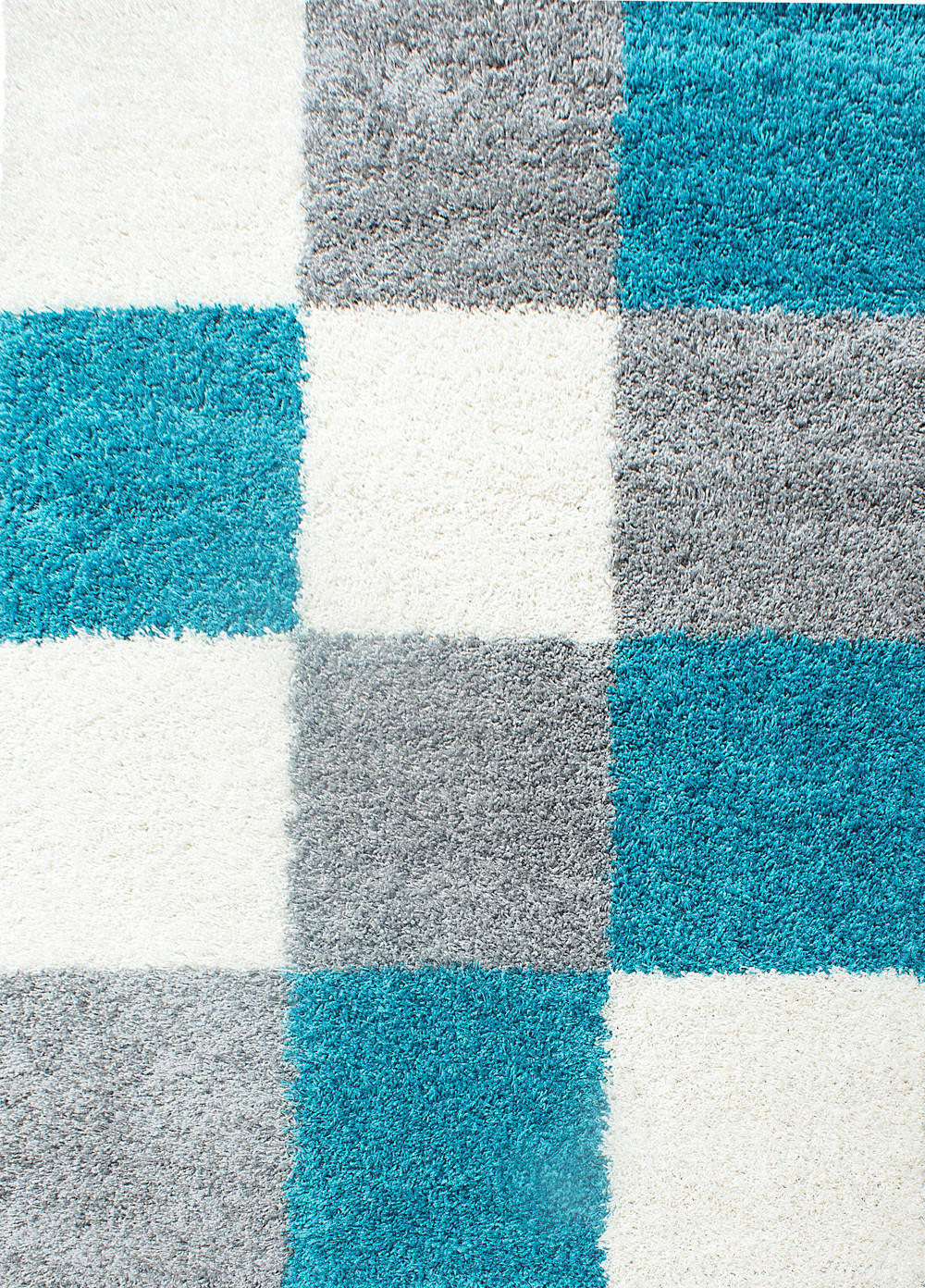 Hochflor Teppich Türkis Life 200x290 Cm