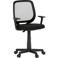 KANCELÁRSKE KRESLO, sieťovina, čierna - čierna, Modern, textil/plast (50/77-89/49cm) - Xora