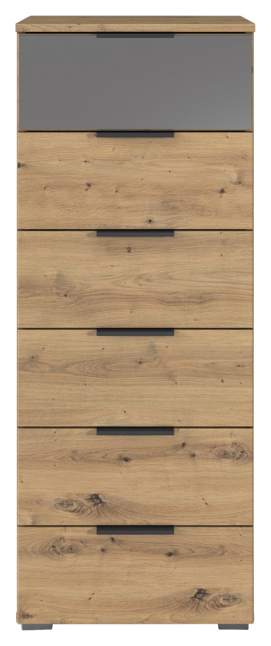 KOMMODE 47/119/42 cm  in  - Alufarben, Modern, Glas/Holzwerkstoff (47/119/42cm) - Rauch Möbel