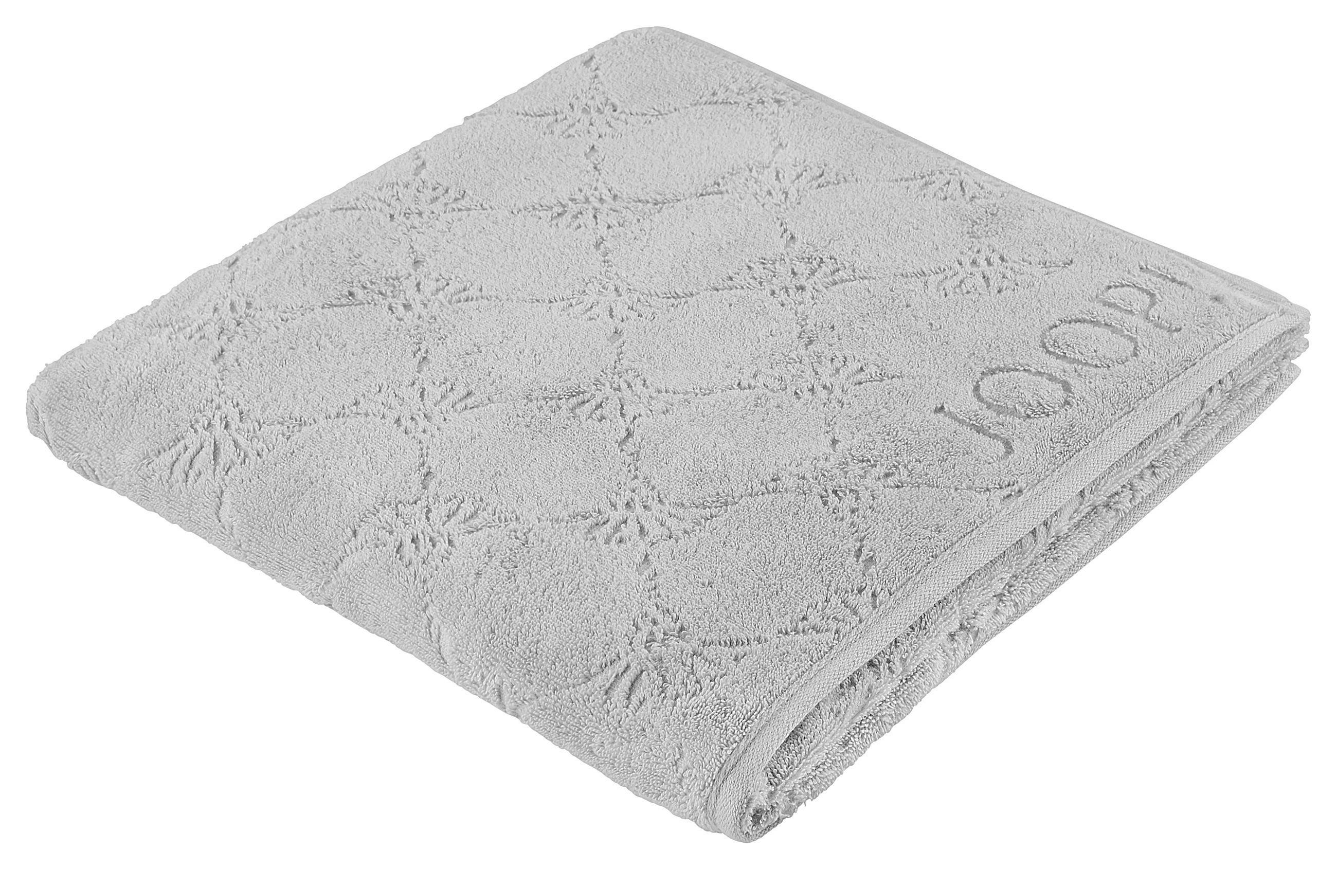 DUSCHTUCH Uni Cornflower 80/150 cm  - Platinfarben/Hellgrau, Design, Textil (80/150cm) - Joop!