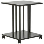 BEISTELLTISCH in Metall, Kunststoff, Holzwerkstoff 40/40/51 cm  - Schwarz, Basics, Holzwerkstoff/Kunststoff (40/40/51cm) - Xora