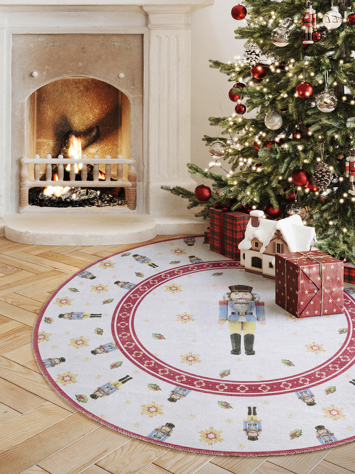 EVENTTEPPICH 160 cm Toy's Delight Limited Edition  - Rot/Creme, MODERN, Kunststoff/Textil (160cm) - Villeroy & Boch