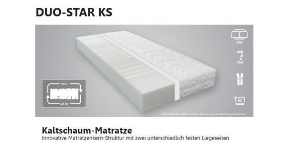 MATRATZENSET 90/200 cm - Naturfarben, Basics, Holz (90/200cm) - Novel