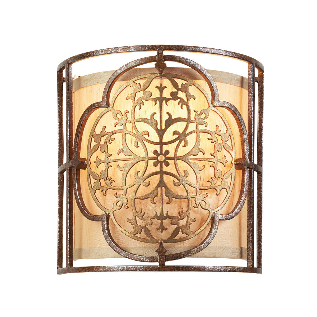 VÄGGLAMPA Elstead Marcella 22/22/10 cm   - bronsfärgad, Klassisk, metall (22/22/10cm) - Elstead Lighting