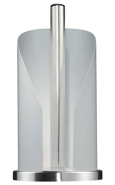 KÜCHENROLLENHALTER - Edelstahlfarben/Weiß, Basics, Metall (15,5/30cm) - Wesco