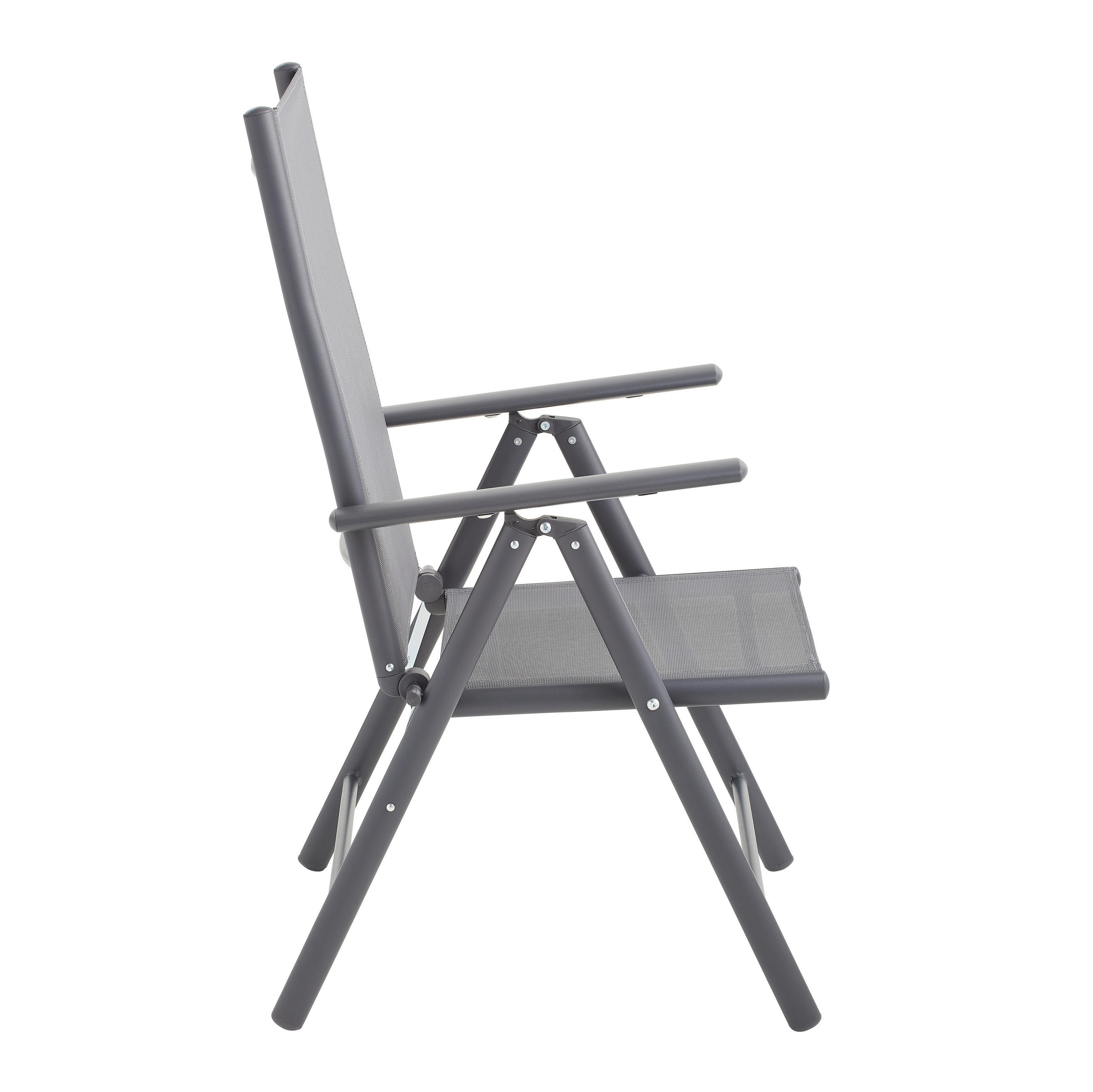 GARTENSESSEL Metall, Textil Anthrazit  - Anthrazit, Modern, Textil/Metall (56/106/66cm)