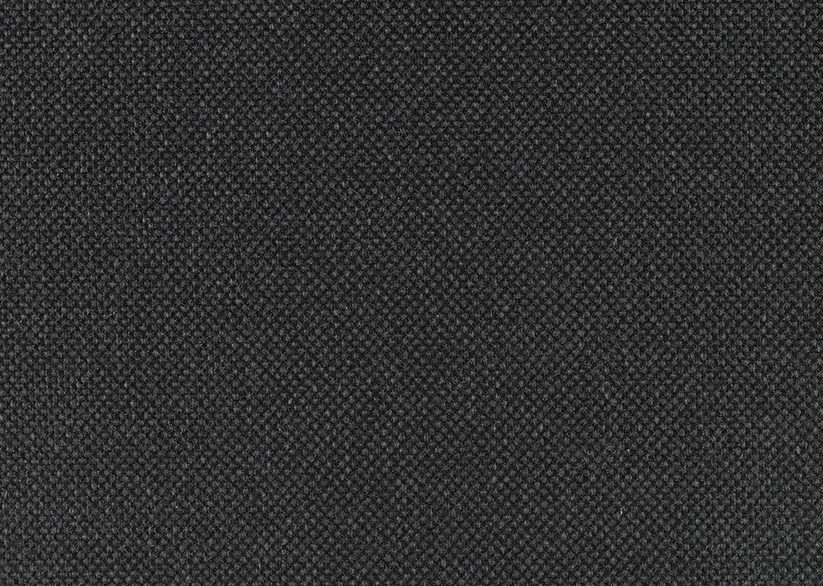 ECKSOFA Schwarz, Dunkelgrau Webstoff  - Dunkelgrau/Schwarz, Design, Textil/Metall (235/280cm) - Hom`in