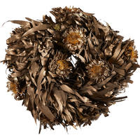 TROCKENBLUMENKRANZ  - Silberfarben/Bronzefarben, Trend, Naturmaterialien (45cm) - X-Mas