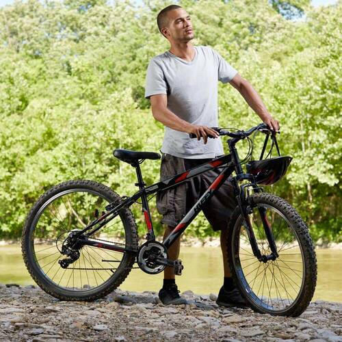 MOUNTAINBIKE 27.5 Zoll Damen, Herren  - Schwarz, Basics, Metall (61,8/179,5/105,4cm)