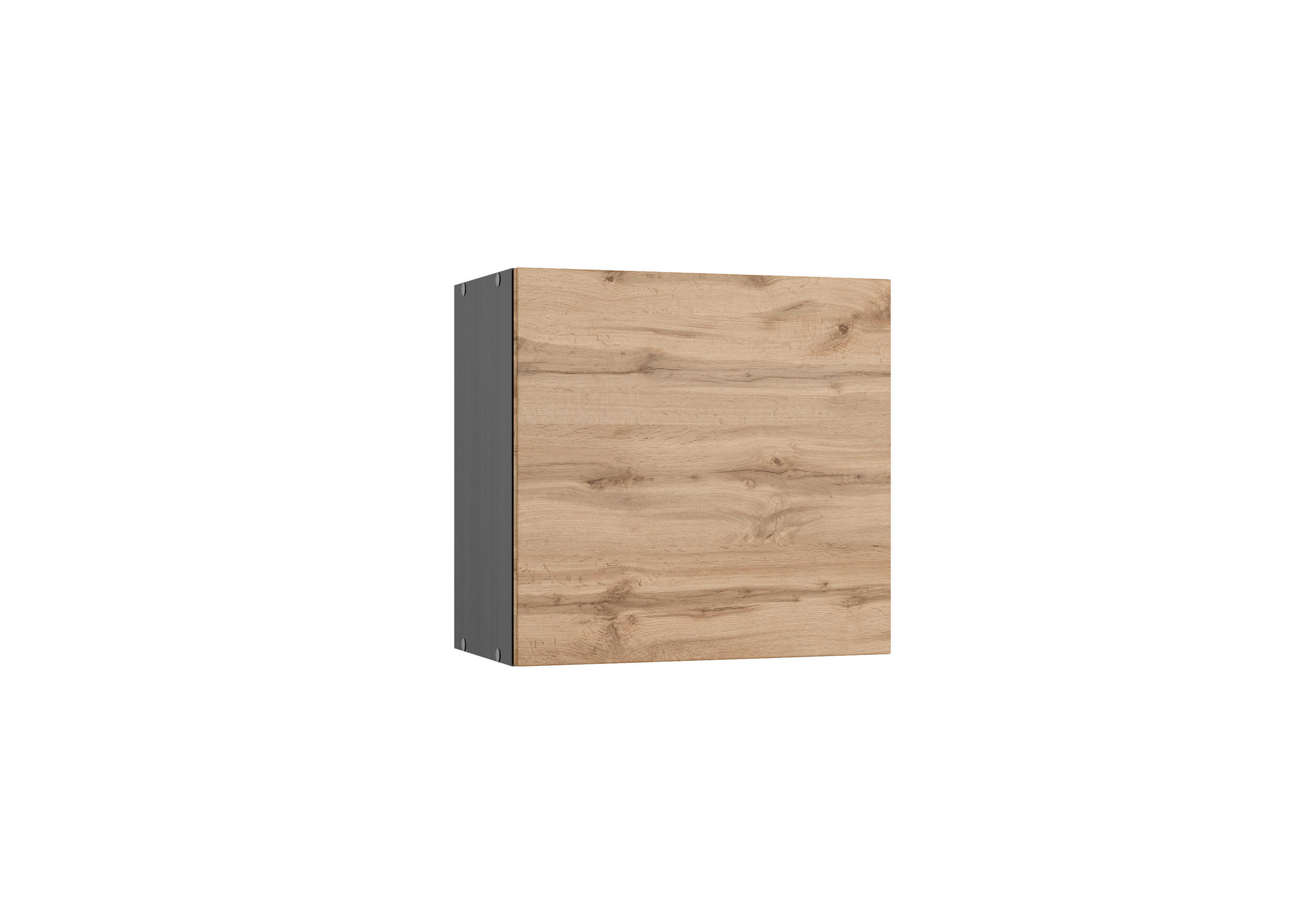 KÜCHENOBERSCHRANK 60/57/34 cm  in Graphitfarben, Eiche Wotan  - Eiche Wotan/Graphitfarben, Design (60/57/34cm) - Held