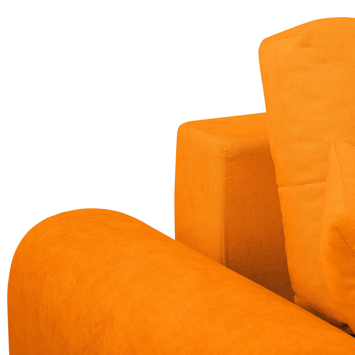 ECKSOFA in Mikrofaser Gelb  - Gelb/Silberfarben, Design, Textil/Metall (256/175cm) - Livetastic