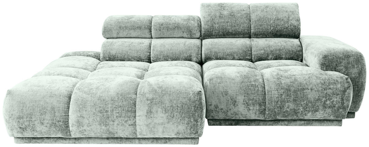 ECKSOFA Hellblau Flachgewebe  - Hellblau, MODERN, Textil (150/239cm) - MID.YOU