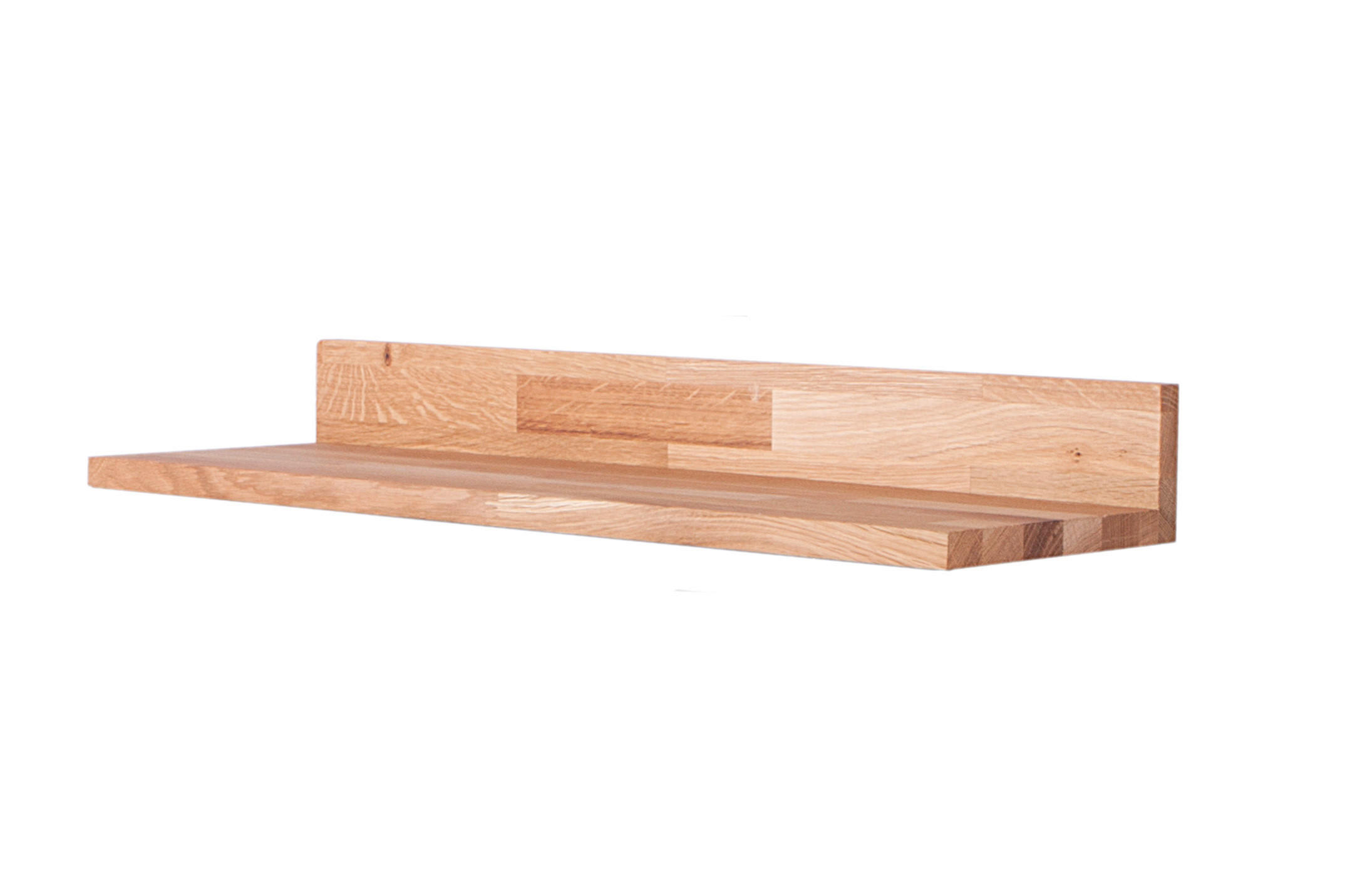 WANDBOARD Eiche Hartholz Eichefarben  - Eichefarben, Basics, Holz (60/8/20cm)