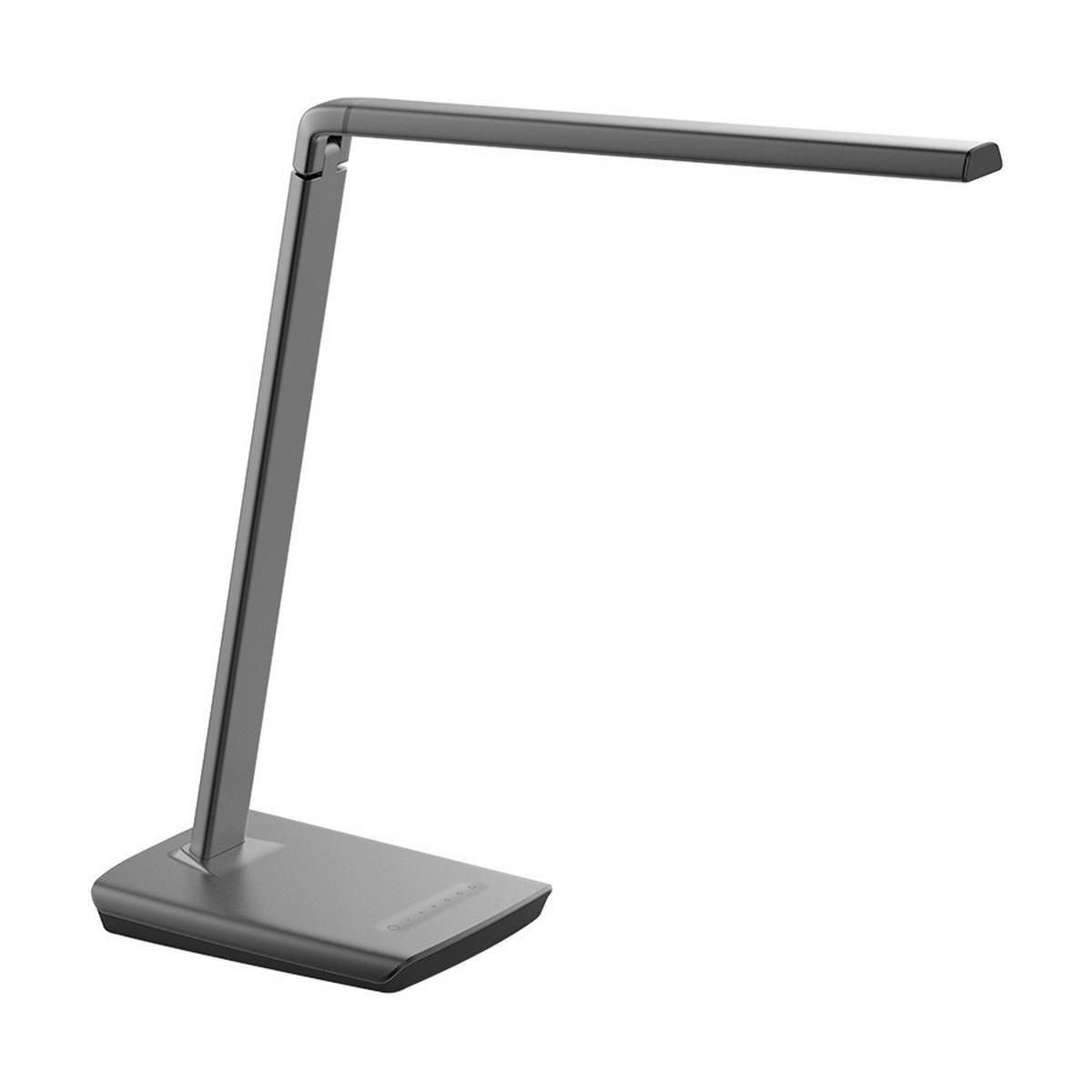 LED ÍRÓASZTALI LÁMPA - szürke, Basics, fém (46/38/16cm)