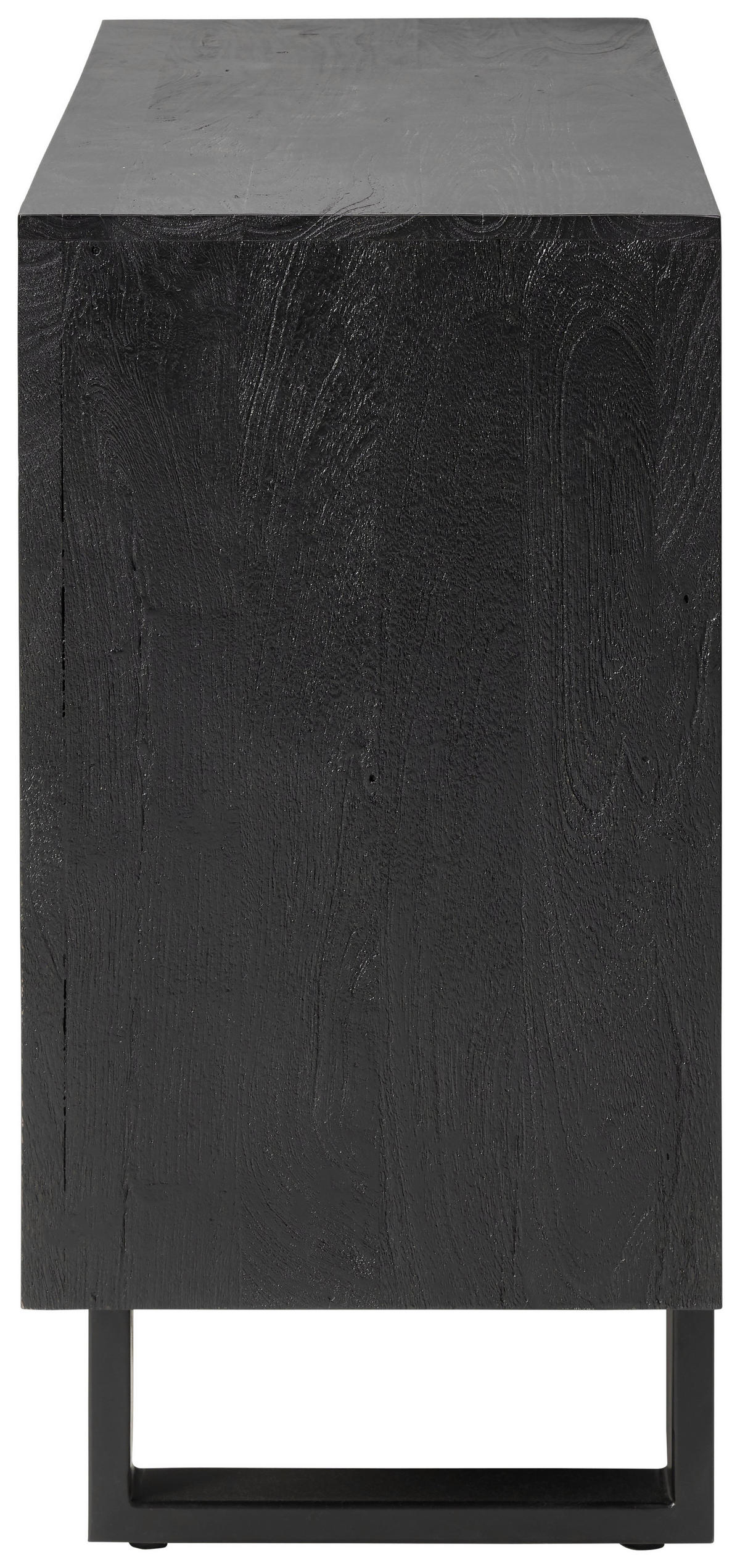 KOMMODE  in 110/80/40 cm  - Goldfarben/Schwarz, Design, Holz/Metall (110/80/40cm) - Livetastic