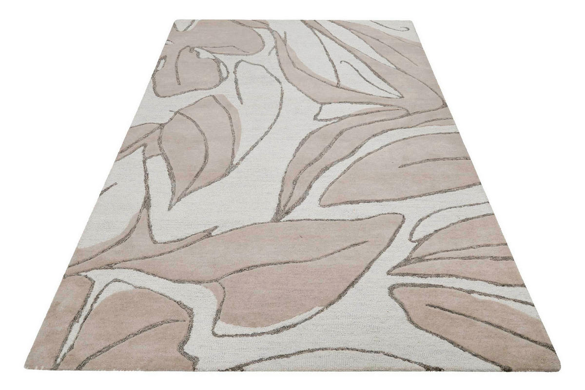 WEBTEPPICH 140/200 cm Tunia Creme, Beige, Graubraun  - Beige/Graubraun, Design, Textil (140/200cm) - Esprit