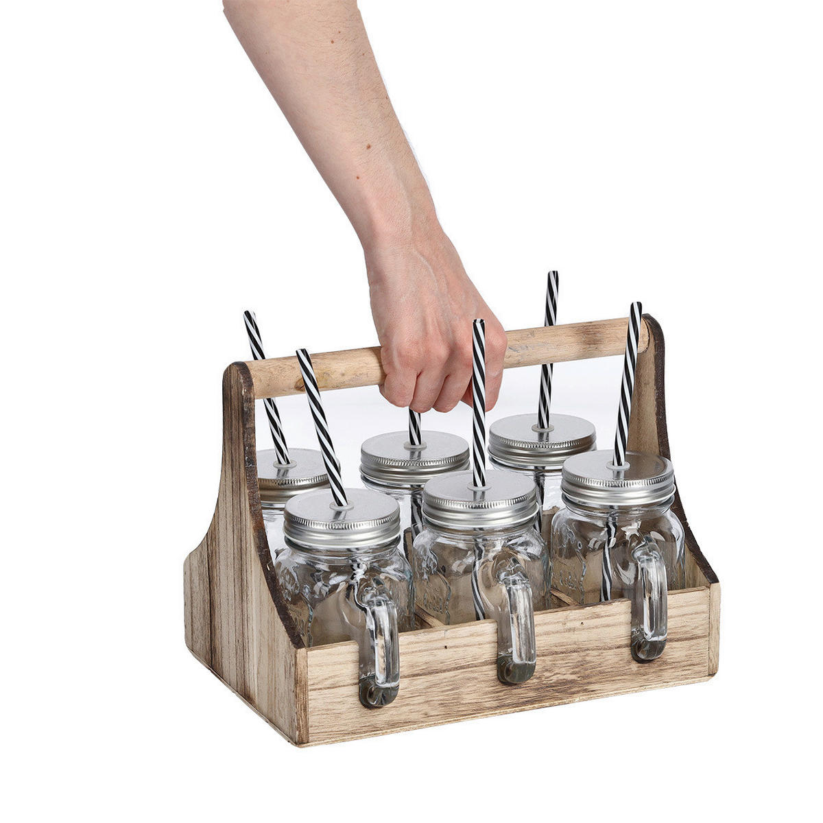 GLÄSERSET  - Transparent, Natur, Glas (29/22,3/2,18cm)