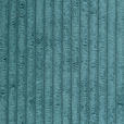 SCHLAFSOFA in Cord Türkis  - Türkis/Chromfarben, Design, Kunststoff/Textil (176/81/98cm) - Xora
