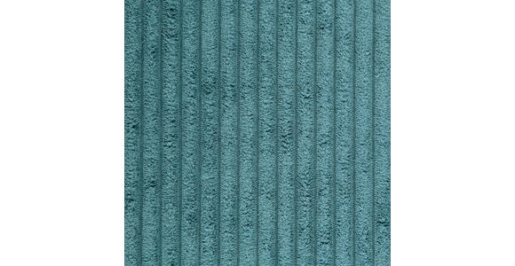 SCHLAFSOFA in Cord Türkis  - Türkis/Chromfarben, Design, Kunststoff/Textil (176/81/98cm) - Xora