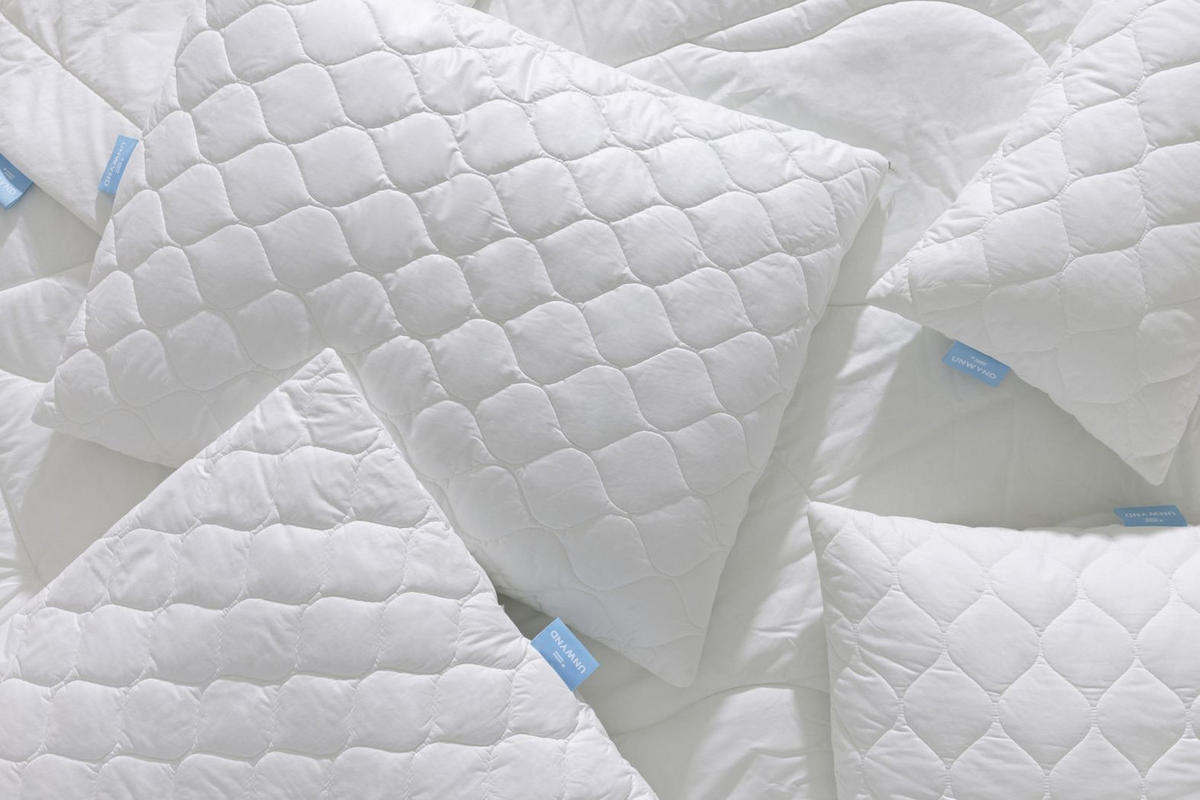 KOPFKISSEN   80/80 cm       - Weiß, Basics, Naturmaterialien/Textil (80/80cm) - UNWYND
