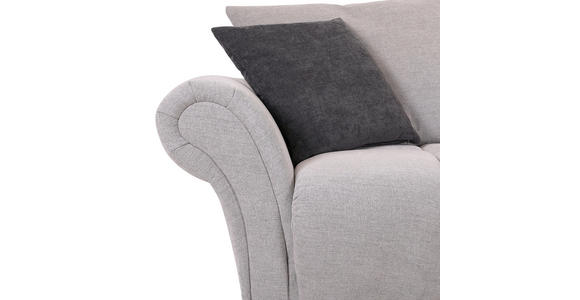 BIGSOFA Flachgewebe Anthrazit, Beige - Anthrazit/Beige, KONVENTIONELL, Holz/Textil (290/78/115cm) - Carryhome