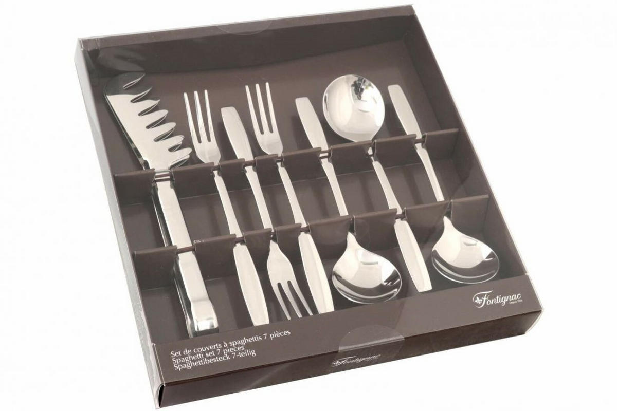 ŠPAGETI SET  - srebrne boje, Basics, metal