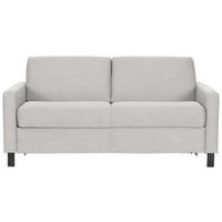 SCHLAFSOFA Webstoff Hellgrau  - Hellgrau/Schwarz, Design, Holz/Textil (184/92/102cm) - Dieter Knoll