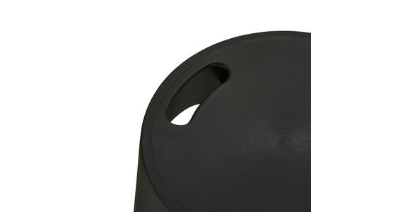 STAPELHOCKER Schwarz  - Schwarz, Basics, Kunststoff (28/46/28cm) - Carryhome