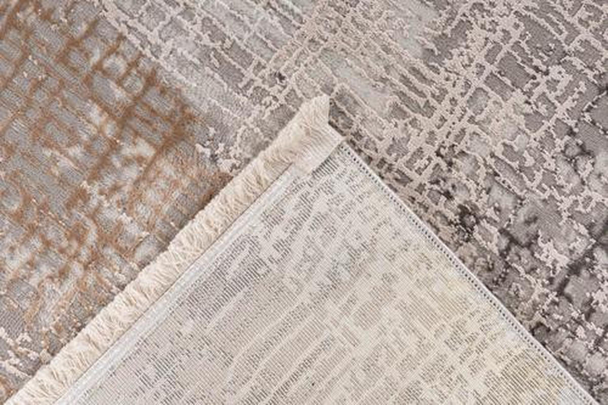 VINTAGE-TEPPICH 120/180 cm Akropolis Grau, Silberfarben  - Silberfarben/Grau, Design, Textil (120/180cm) - Kayoom