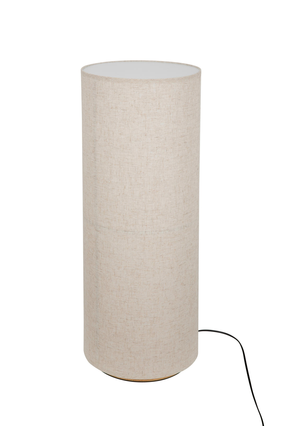 STEHLEUCHTE 30/83 cm    - Beige, Design, Kunststoff/Textil (30/83cm) - Collet's Monde