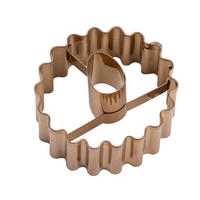 LINZER-KEKSAUSSTECHER - Altrosa, Trend, Metall (5cm) - Dr.Oetker