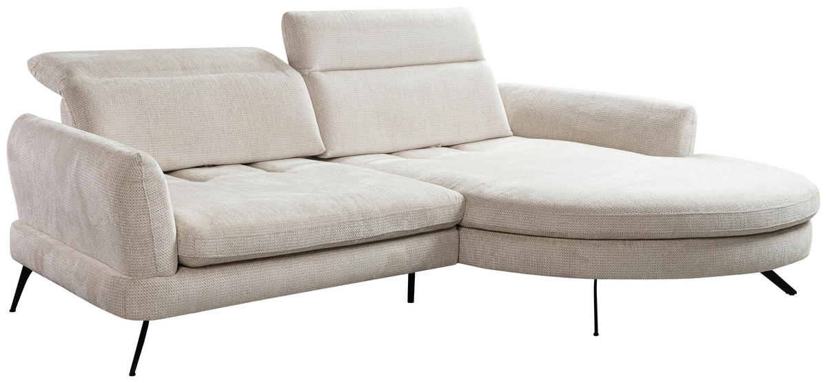 SOFFA i textil greige  - greige/svart, Design, metall/textil (177-198/277cm) - Niels Andersson