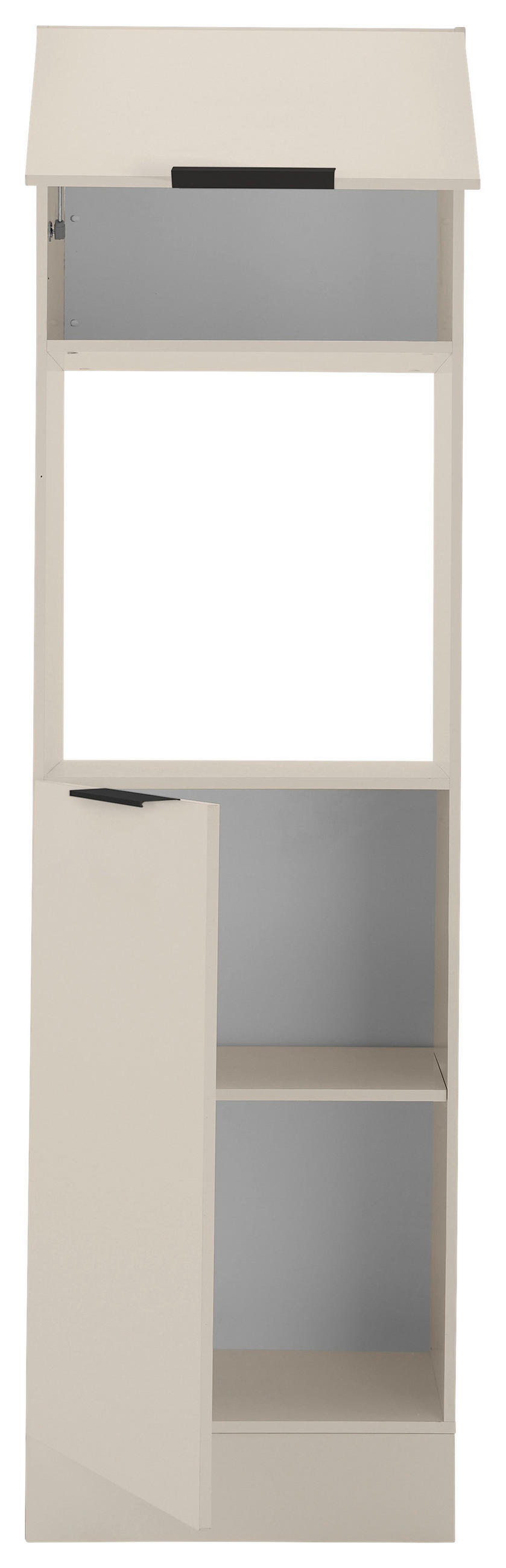 GERÄTEUMBAUSCHRANK 60/211/57 cm  in Kaschmir  - Kaschmir/Schwarz, Basics, Holzwerkstoff/Metall (60/211/57cm) - Carryhome