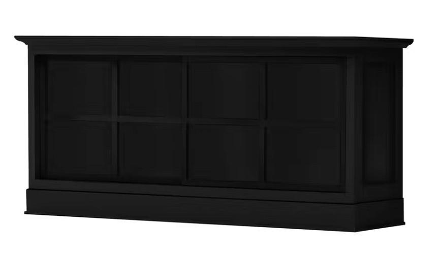 SIDEBOARD UrbanClass in 190,5/82/49 cm - Schwarz, LIFESTYLE, Holz (190,5/82/49cm) - Livetastic
