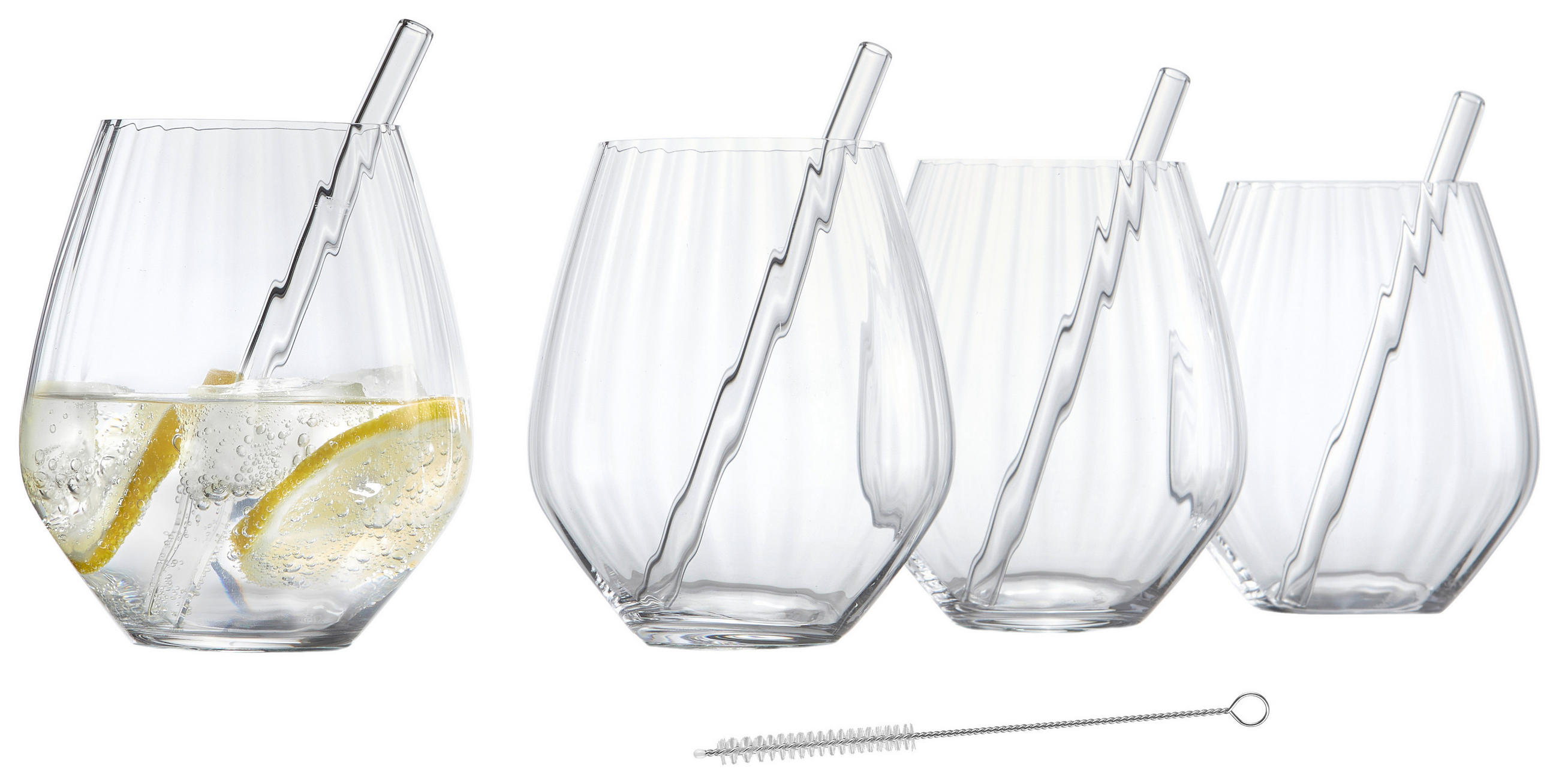 SET KOZARCEV Tastes Good  - prozorno, Basics, steklo (10,3/11,9/10,3cm) - Nachtmann