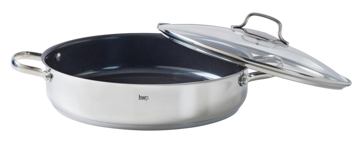 PEKÁČ 3,6 l - barvy nerez oceli, Basics, kov/sklo (28/6cm) - Homeware Profession.